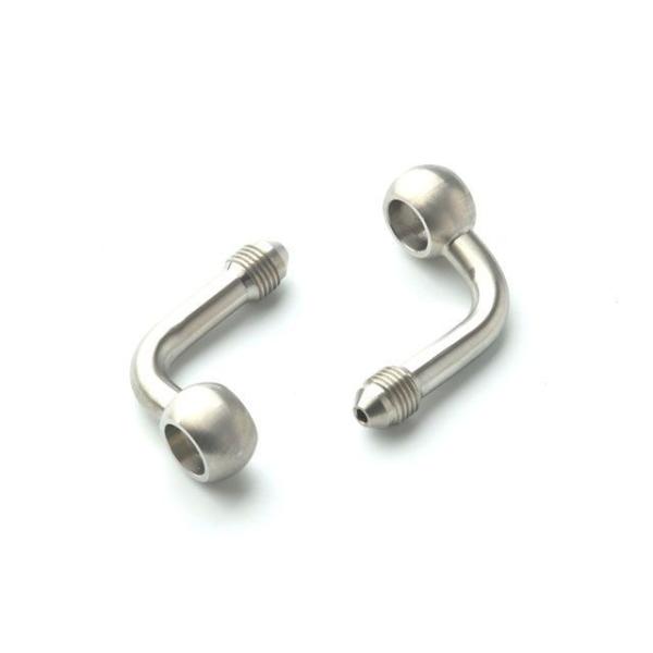 SWAGE-LINE ブレーキ 4輪ステン バンジョー ロング φ10 90°2個入り スウェッジラ...