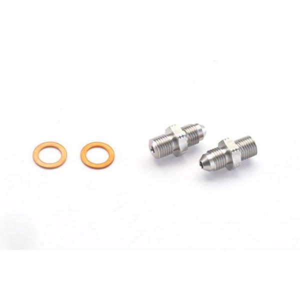 SWAGE-LINE ブレーキ 4輪ステン キャリパーアダプター 3/8-24UNF＝10 - AN...