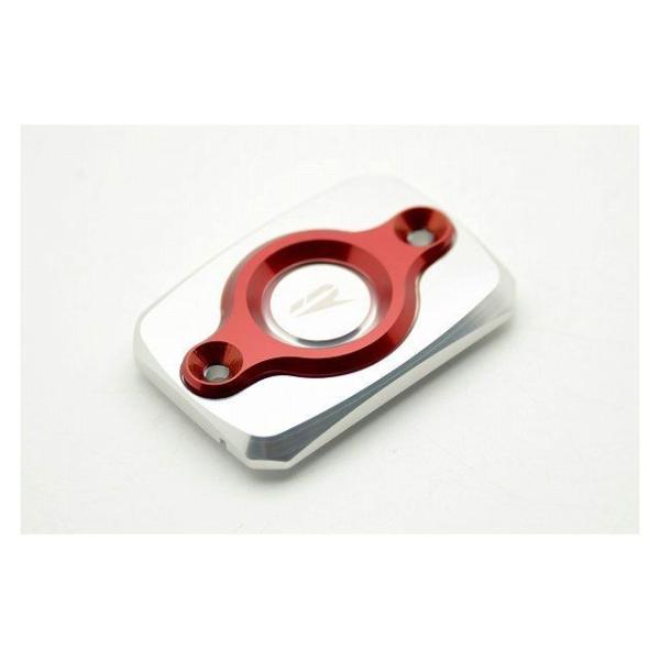 RIDEA マスターシリンダー マスターシリンダーキャップ（シルバー/レッド） リデア