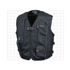 正規品／hit air ジャケット Vest MC5（ブラック） サイズ：L ヒットエアー バイク｜st-ride