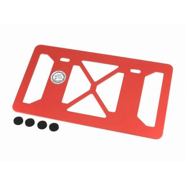 POSH Faith 汎用 その他外装関連パーツ アルミライセンスバックプレート Lサイズ ホールタ...