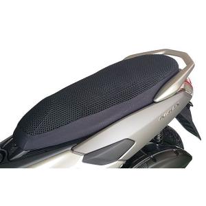 KOMINE リード125 エヌマックス125 PCX125 シート関連パーツ AK-352 3Dメッシュフルシートカバー XL（ブラッ…
