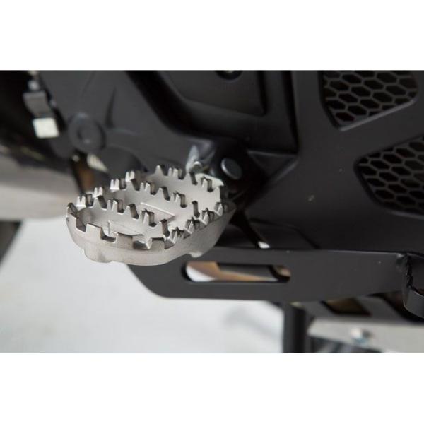 SW-MOTECH ステップ フットレストキット シルバー、NC700S/X NC750S/X Cr...