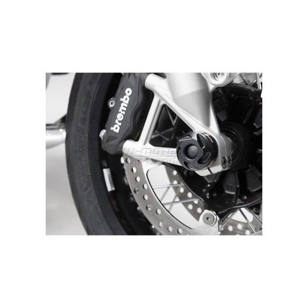 SW-MOTECH R nineT スライダー類 フロントアクスル スライダーキット -ブラック- ...