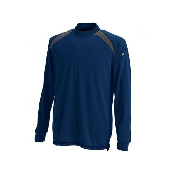 TS DESIGN カジュアルウェア スマートネックシャツ（ネイビー） サイズ LL TSデザイン