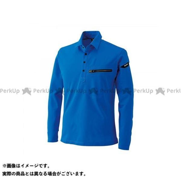 TS DESIGN カジュアルウェア ESワークニットロングポロシャツ（ロイヤルブルー） サイズ 4...