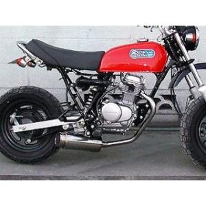 プリティ― HONDA エイプ50 APE やんちゃ管 メッキ マフラー PRETTY