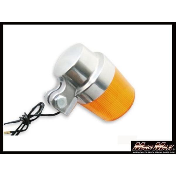 MADMAX 汎用 ウインカー関連パーツ 汎用丸型ヨーロピアンウインカー 1個（オレンジ） マッドマ...