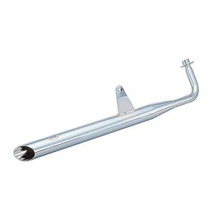 JAZZ50用 ステンレス製ツインスラッシュカットWマフラー/ジャズ50