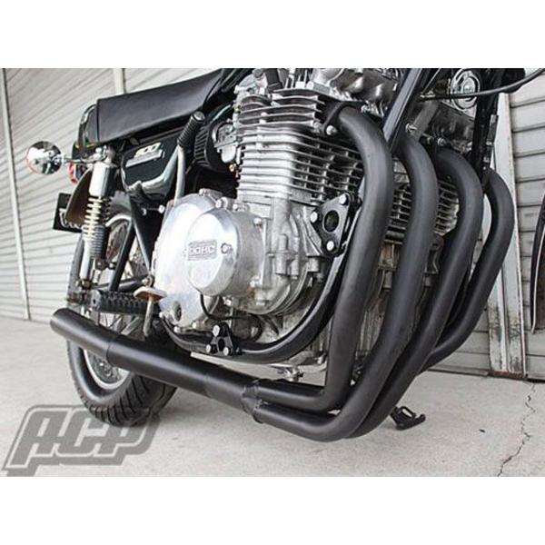 ACP KZ900 マフラー本体 KZ900 エルサウンド ショート管（ブラック） ACP