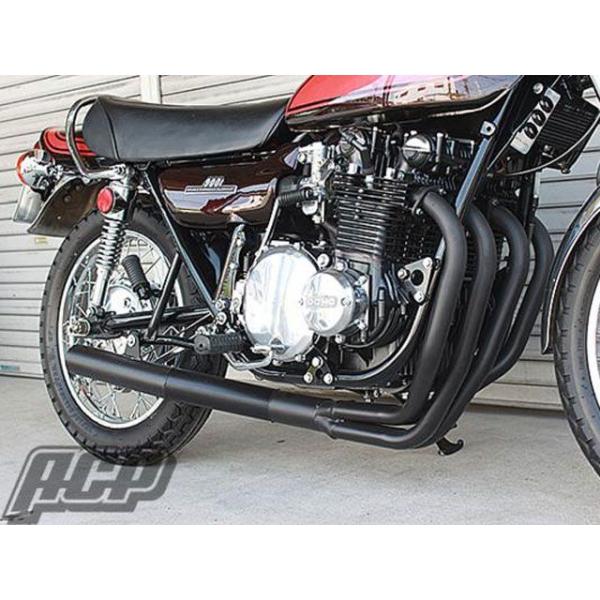 ACP Z1/Z2/KZ900 マフラー本体 Z1/Z2 エルサウンド ショート管（ブラック） AC...