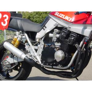 GSX750S刀 III型用 集合管 【 ゼス管ショートマフラー 手曲