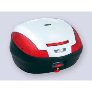 正規品／GIVI Vストローム1000 汎用 ツーリング用ボックス モノロックケース SIMPLY3シリーズ（ストップランプ無し） タイプ：パールホ…