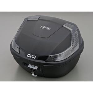 正規品／GIVI ツーリング用ボックス モノロックケース B37シリーズ（ストップランプ無し） タイプ：TECH 未塗装ブラック ジビ バイク