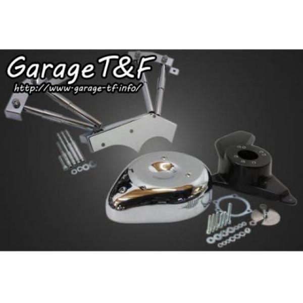 T&amp;F ドラッグスター1100/クラシック その他外装関連パーツ ティアドロップ＆プッシュロッドカバ...