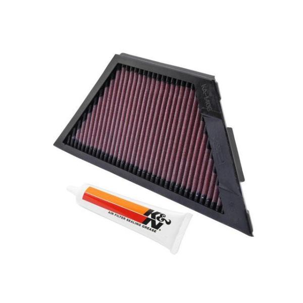 K&amp;N 1400GTR CONCOURSE14 ZZR1400 ZX-14 エアクリーナー リプレイ...