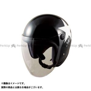 SPEEDPIT レディース・キッズヘルメット RJ-66 rouge シールドジェット カラー ブラックスター サイズ KIDS（54-56cm）…