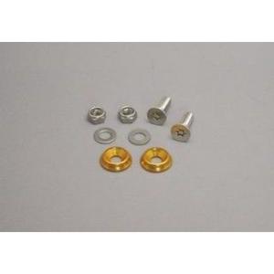 C.F.POSH 汎用 その他外装関連パーツ ナンバープレート固定ボルト＆ナットセット カラー ゴー...
