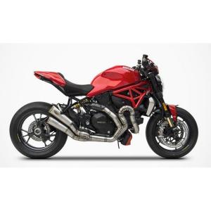 正規品／ZARD モンスター1200R モンスター1200S マフラー本体 2＞1＞2 チタン レーシング フルキット for DUCATI MON…｜st-ride