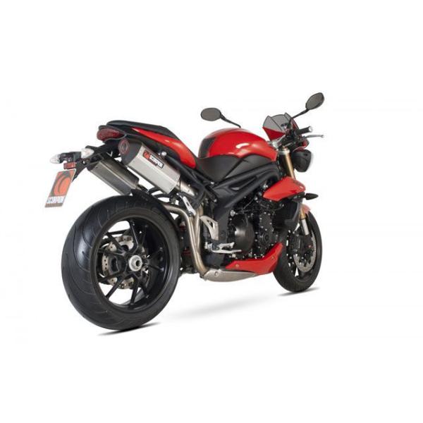 SCORPION Speed Triple 1050 マフラー本体 Serket スリップオン（ペア...
