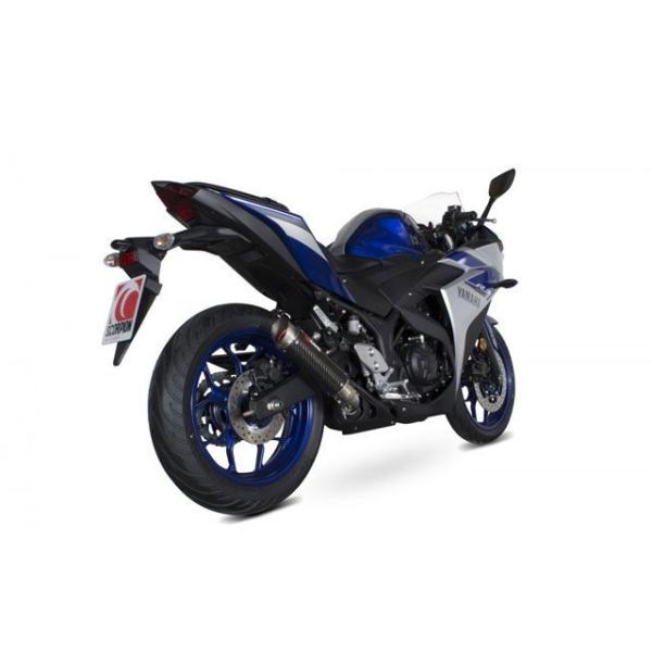 SCORPION YZF R3/R25 マフラー本体 RP1-GP スリップオン カーボンファイバー...