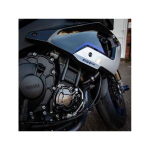 MT-10 22- ウインドスクリーン STEALTH アルミ ブラック DPM