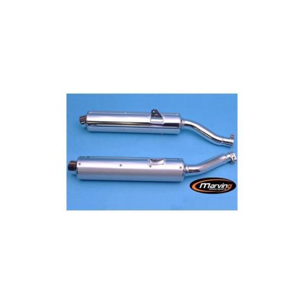 Marving TRX 850 マフラー本体 デュアルマフラー Cylindrical ＆Oslas...