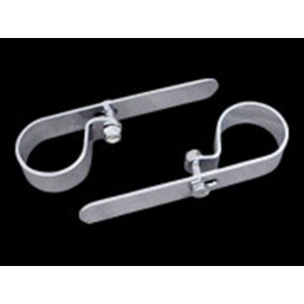 Neofactory ハーレー その他マフラーパーツ 1-3/4in P型クランプセット クローム ...