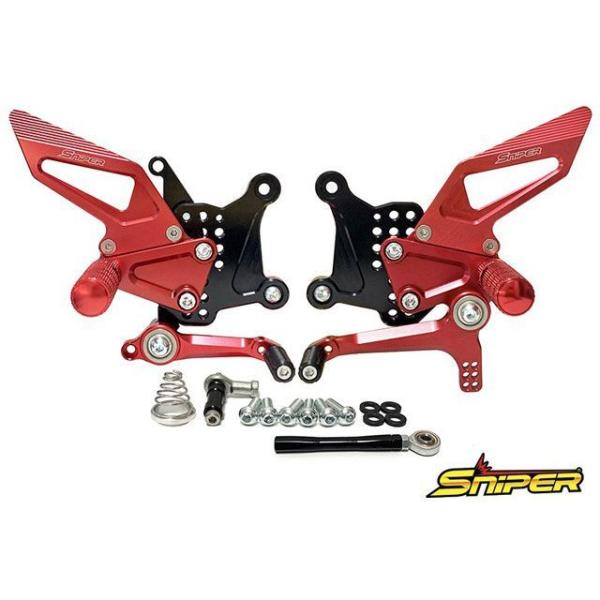 SNIPER バックステップ関連パーツ NINJA ZX-25R ZX-4R SE ストリート用 バ...