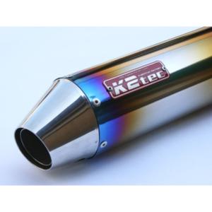 s2000 ステンレス製マフラー 青色テールパイプ ステンレス GPテーパーサイレンサー テールパイプ60.5mm 300mm