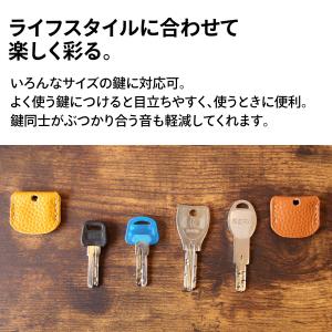 キーカバー 本革 キーホルダー 鍵カバー キー...の詳細画像2