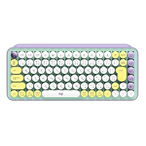 ロジクール POP KEYS K730PL メカニカル ワイヤレス キーボード パープル 日本語