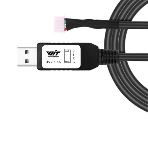 WitMotion USB to RS232 UARTコンバータケーブル（CH340チップ付き）、4...