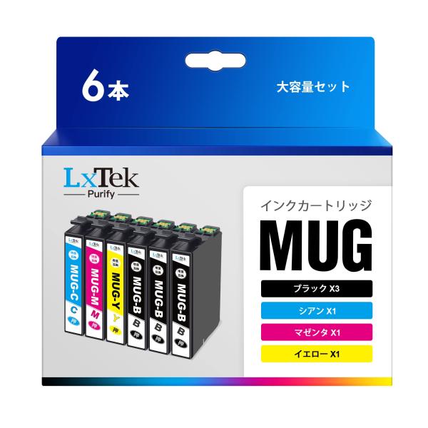 LxTek Purify MUG-4CL マグカップ インク エプソン (Epson) 対応 互換イ...
