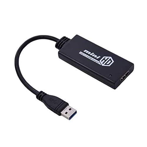 USB 3.0 to HDMI 変換 ケーブル Windows対応 マルチディスプレイ 増設 外付け...