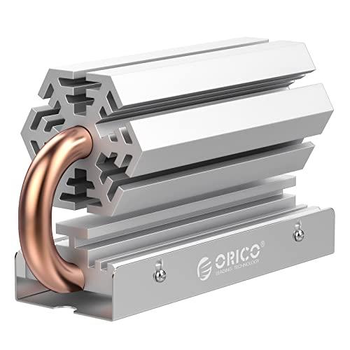 ORICO M.2 SSD ヒートシンク 銅製ヒートパイプ付き M.2 クーラー 熱伝導+アルミ