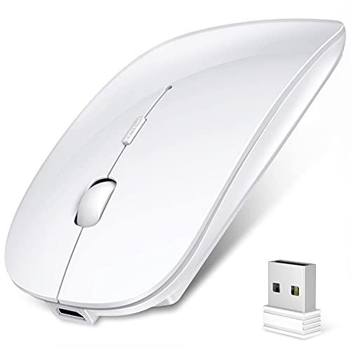 ワイヤレスマウス Bluetooth マウス 薄型 無線マウス 静音 2.4GHz 光学式 3DPI...