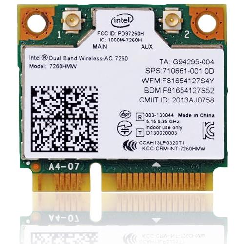 Intel Dual Band Wireless-AC 7260 7260HMW 無線LAN WiF...