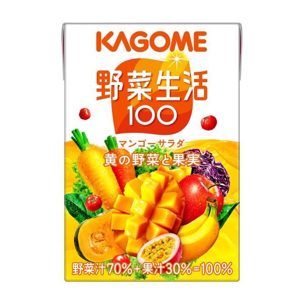 カゴメ 野菜生活100 マンゴーサラダ 100ml×36本 パック