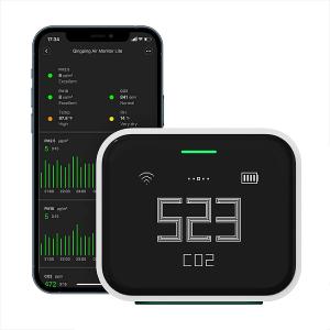 qingping 空気品質モニター、Apple HomeKit に対応可能、Wi-Fi 接続、室内の CO2｜sta-works