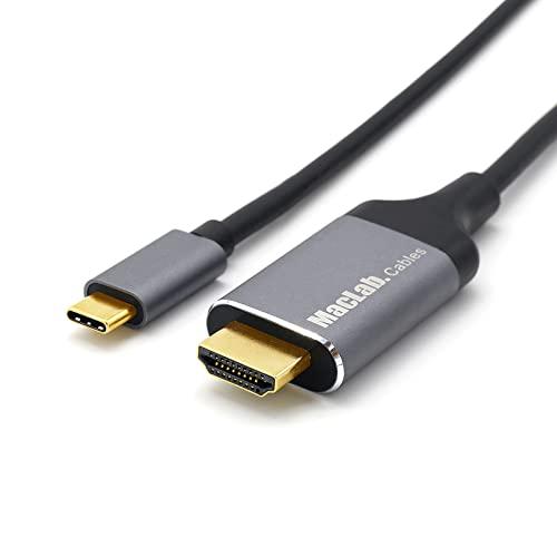 MacLab. USB Type-C HDMI 変換 ケーブル 3m Thunderbolt3-4 ...