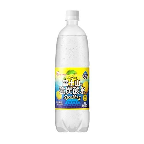 アイリスオーヤマ 炭酸水 1000ml ×15本 レモン 富士山の強炭酸水 炭酸飲料 ペッ