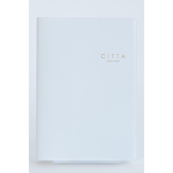 CITTA手帳2024(2023年10月始まり)ピュアホワイト【A5サイズ】
