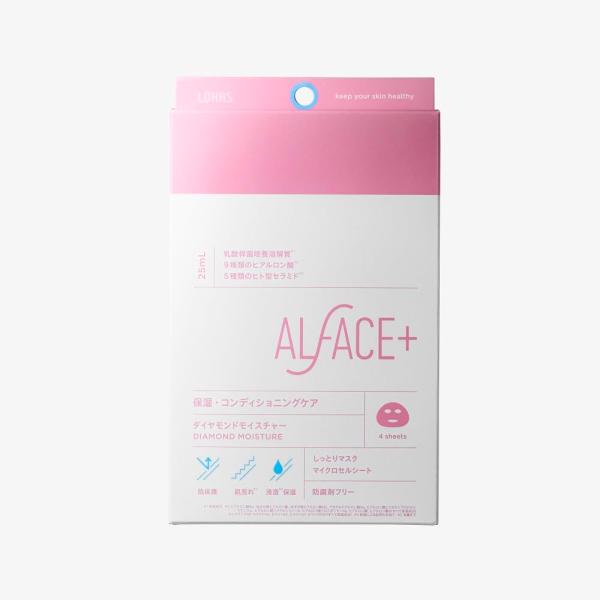 【リニューアル】ALFACE(オルフェス) ダイヤモンドモイスチャー 4枚 保湿・コン