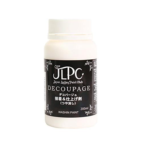 和信ペイント(Washi Paint) デコパージュ 接着&amp;仕上げ剤[つや消し] 200ml JLP...