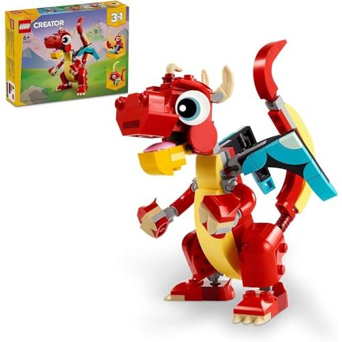 レゴ(LEGO) クリエイター 赤いドラゴン おもちゃ 玩具 プレゼント ブロック 男の