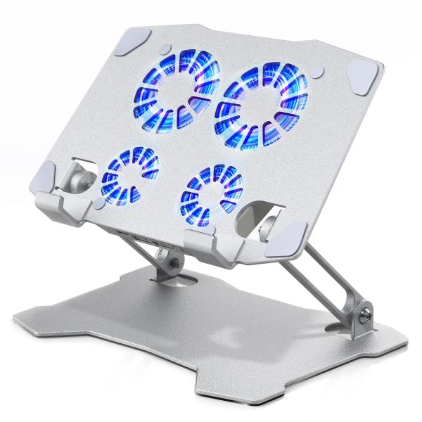 タブレット 冷却スタンド iPad 冷却ファン アルミ合金製 mac mini(m4)冷却台 四