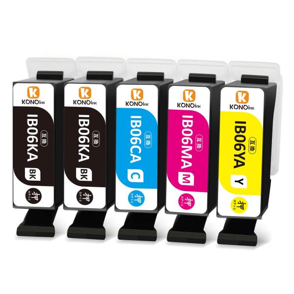 【KONOink】エプソン用 EPSON IB06 インク カートリッジ IB06CL5A (メガネ...