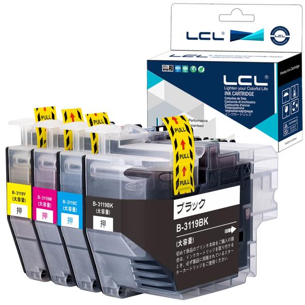 LCL LC3119 LC3119-4PK ブラザー 用 インク lc3119 純正と併用可能 LC...