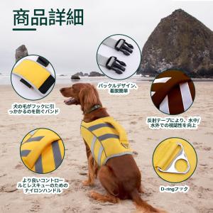 Kuoser犬用ライフジャケット 小型犬用 ラ...の詳細画像3